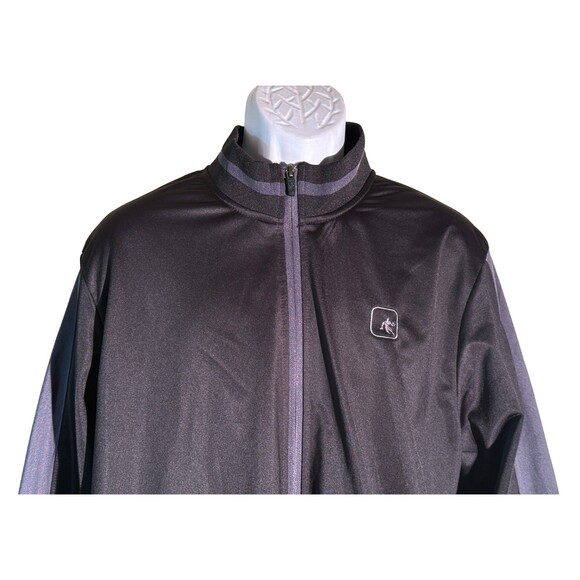 AND1 Men's Long Sleeve Full Zip Polyester Basketball Fleece Black XL - Picture 2 of 6